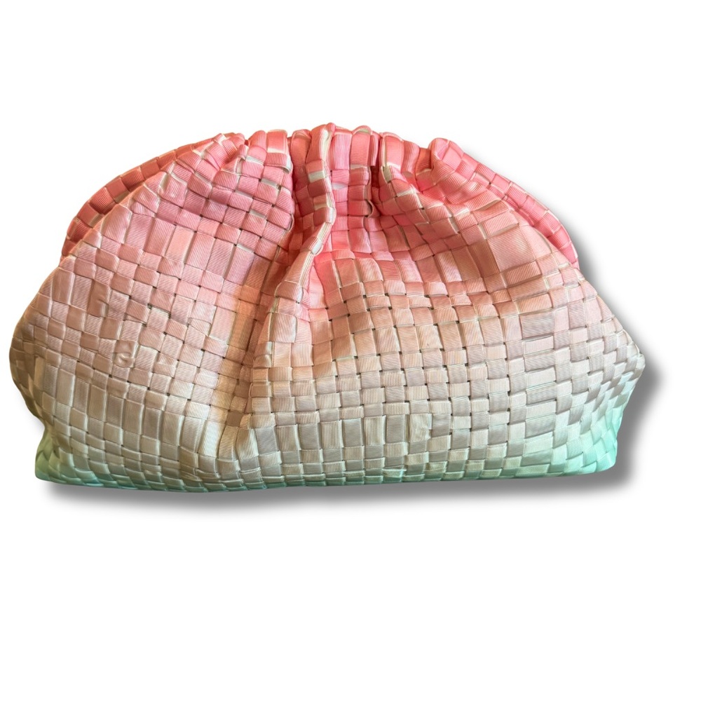Colorful Woven Clutch by Maria la Rosa NWT